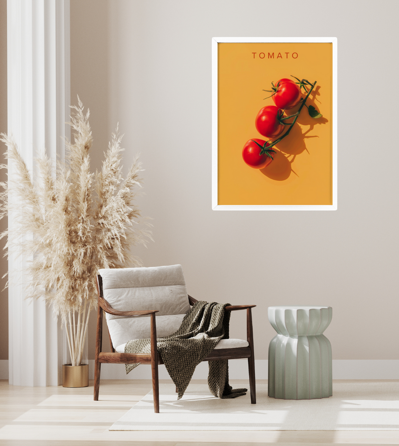 Tomaten - Poster in Rahmen