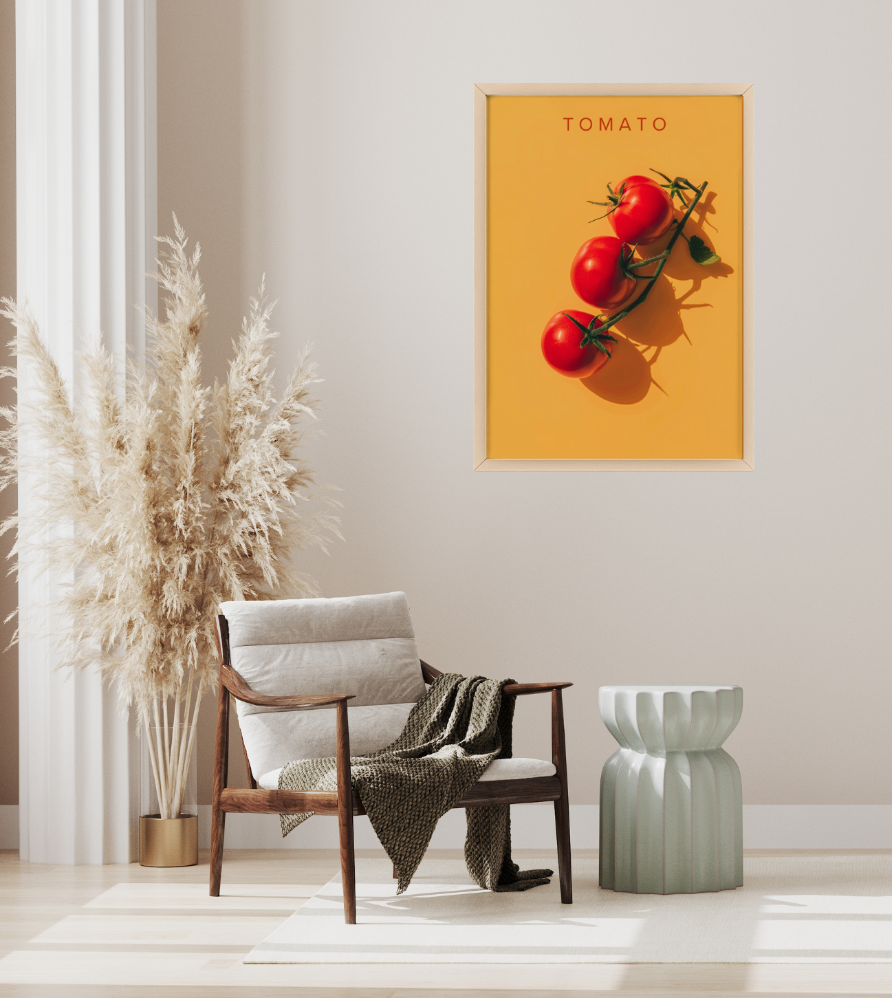 Tomaten - Poster in Rahmen