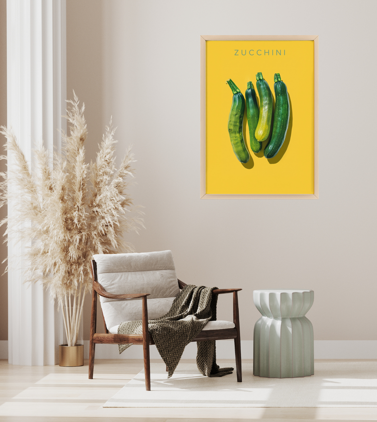 Zucchini - Poster in Rahmen