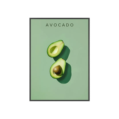 Avocado - Poster in Rahmen