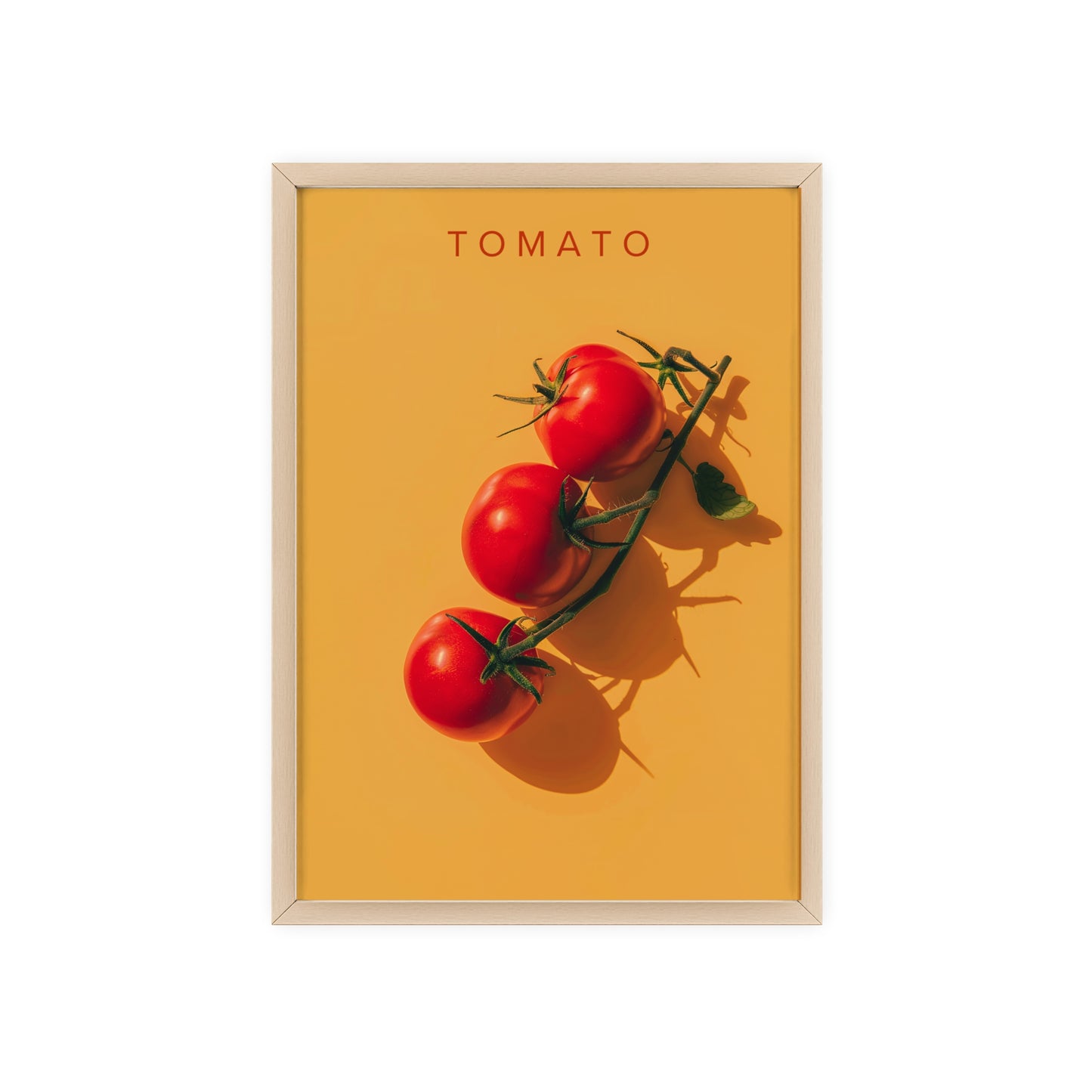 Tomaten - Poster in Rahmen