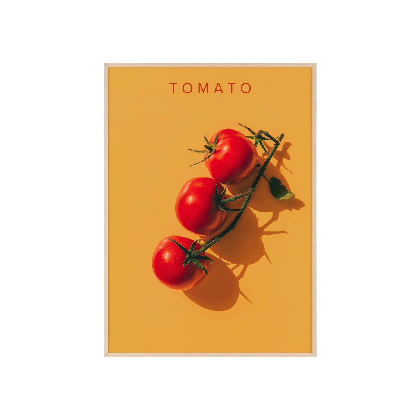 Tomaten - Poster in Rahmen