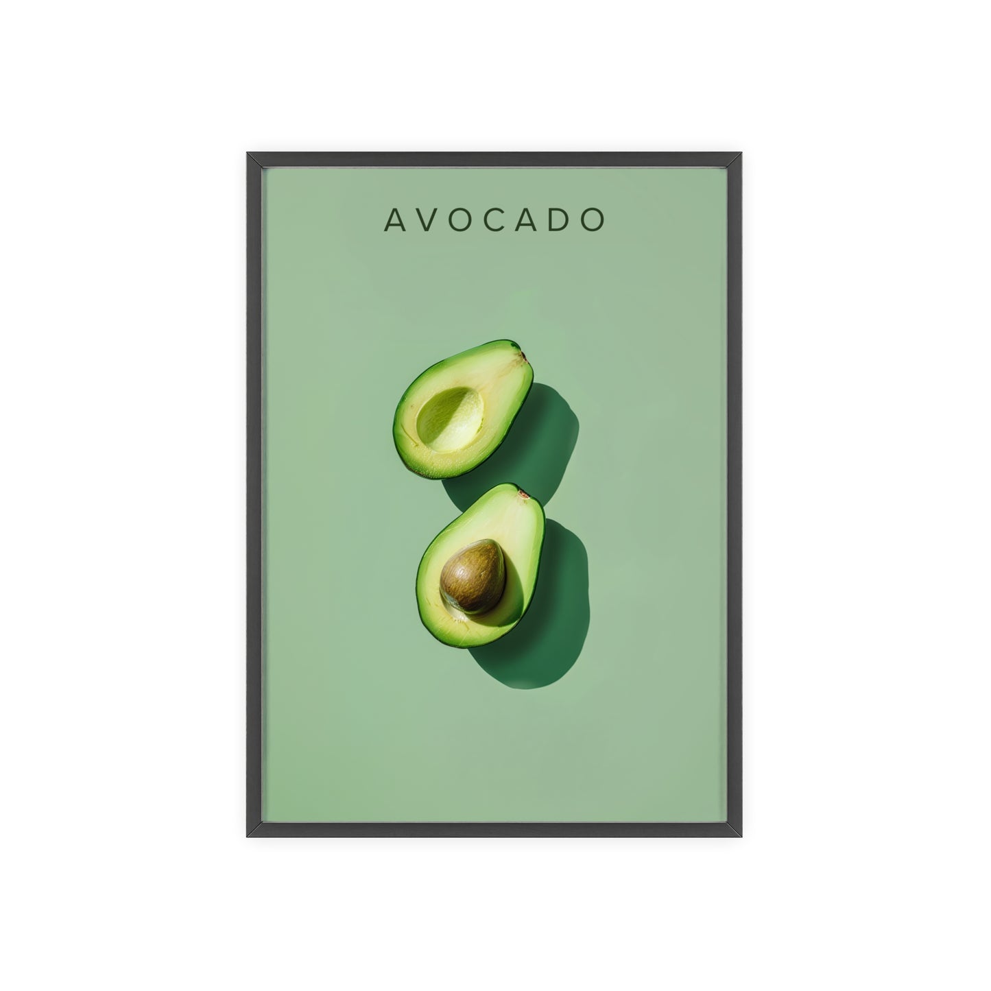 Avocado - Poster in Rahmen