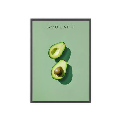 Avocado - Poster in Rahmen