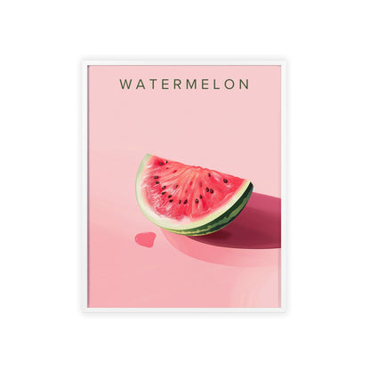 Wassermelone - Poster in Rahmen
