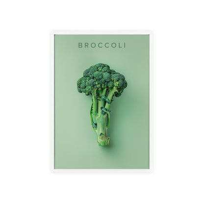 Brokkoli - Poster in Rahmen