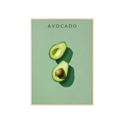 Avocado - Poster in Rahmen