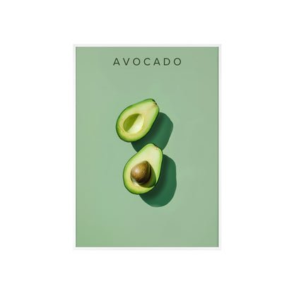 Avocado - Poster in Rahmen