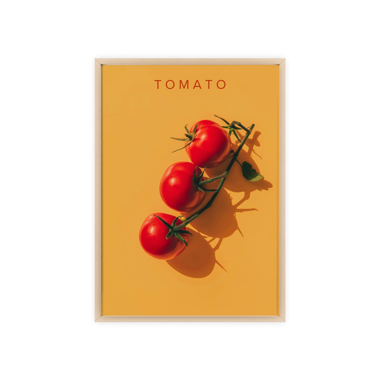 Tomaten - Poster in Rahmen