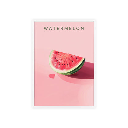 Wassermelone - Poster in Rahmen