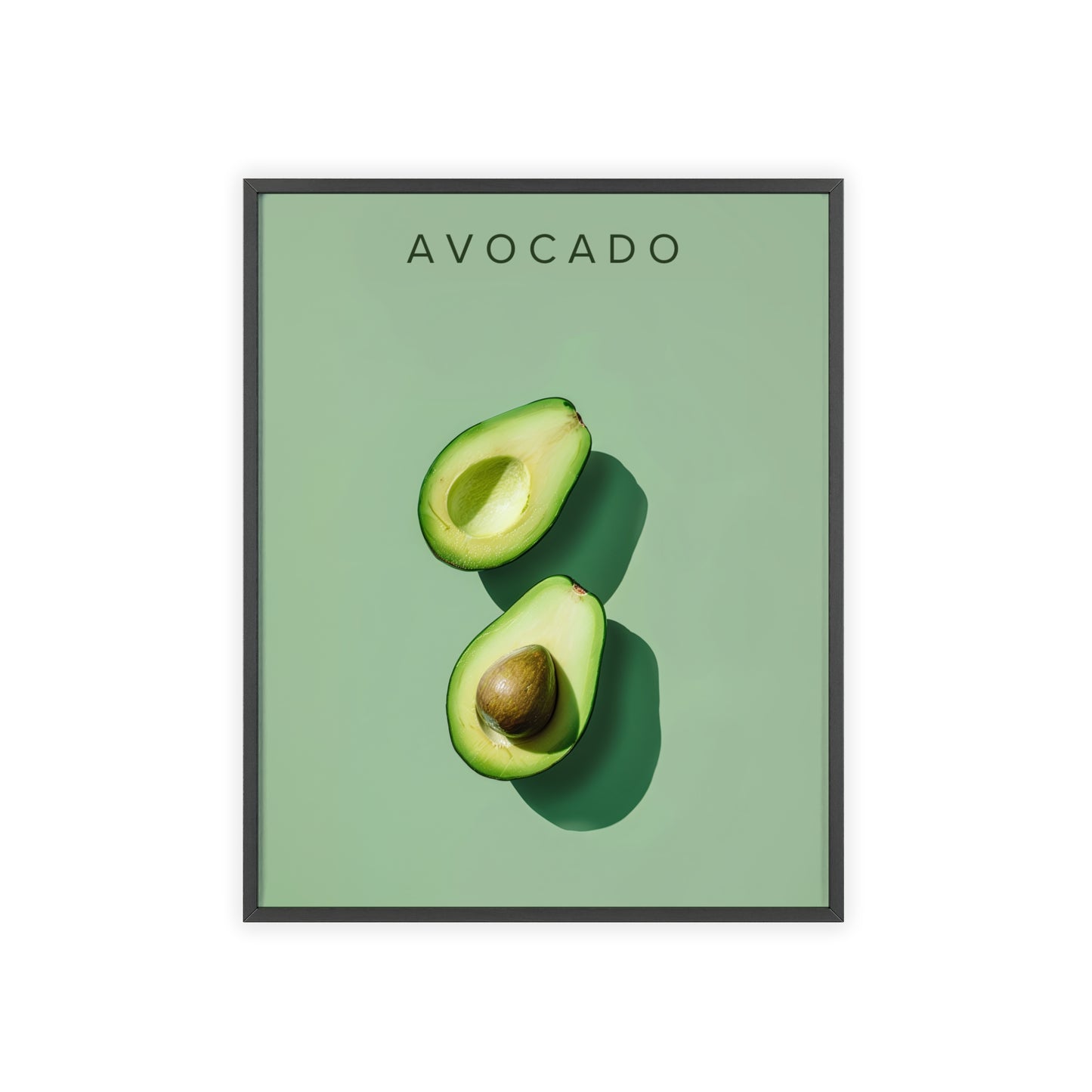 Avocado - Poster in Rahmen