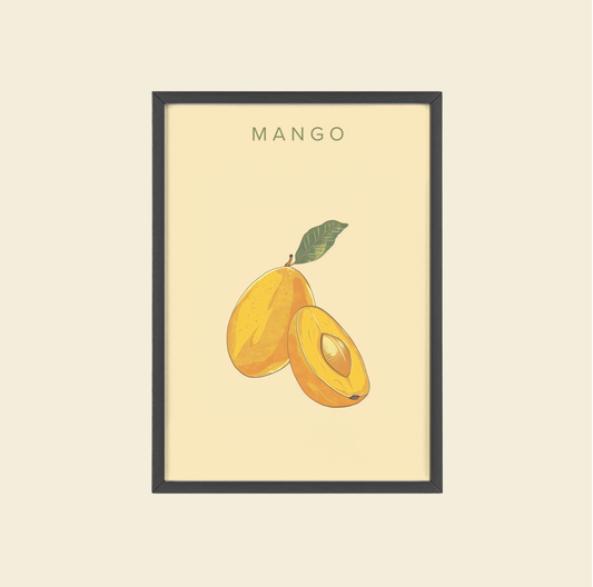 Mango - Poster in Rahmen