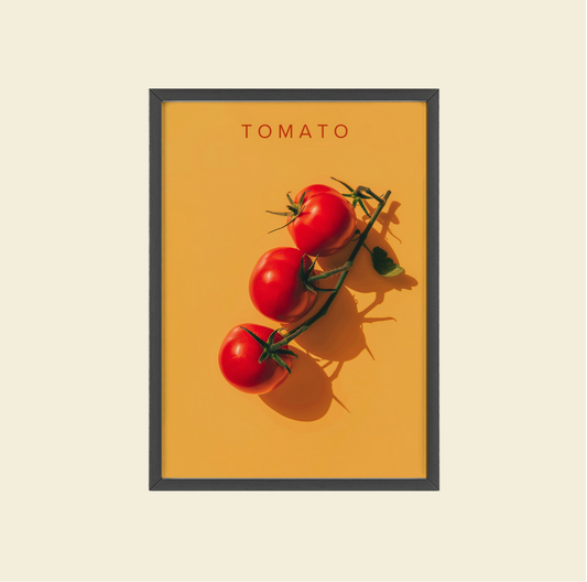 Tomaten - Poster in Rahmen