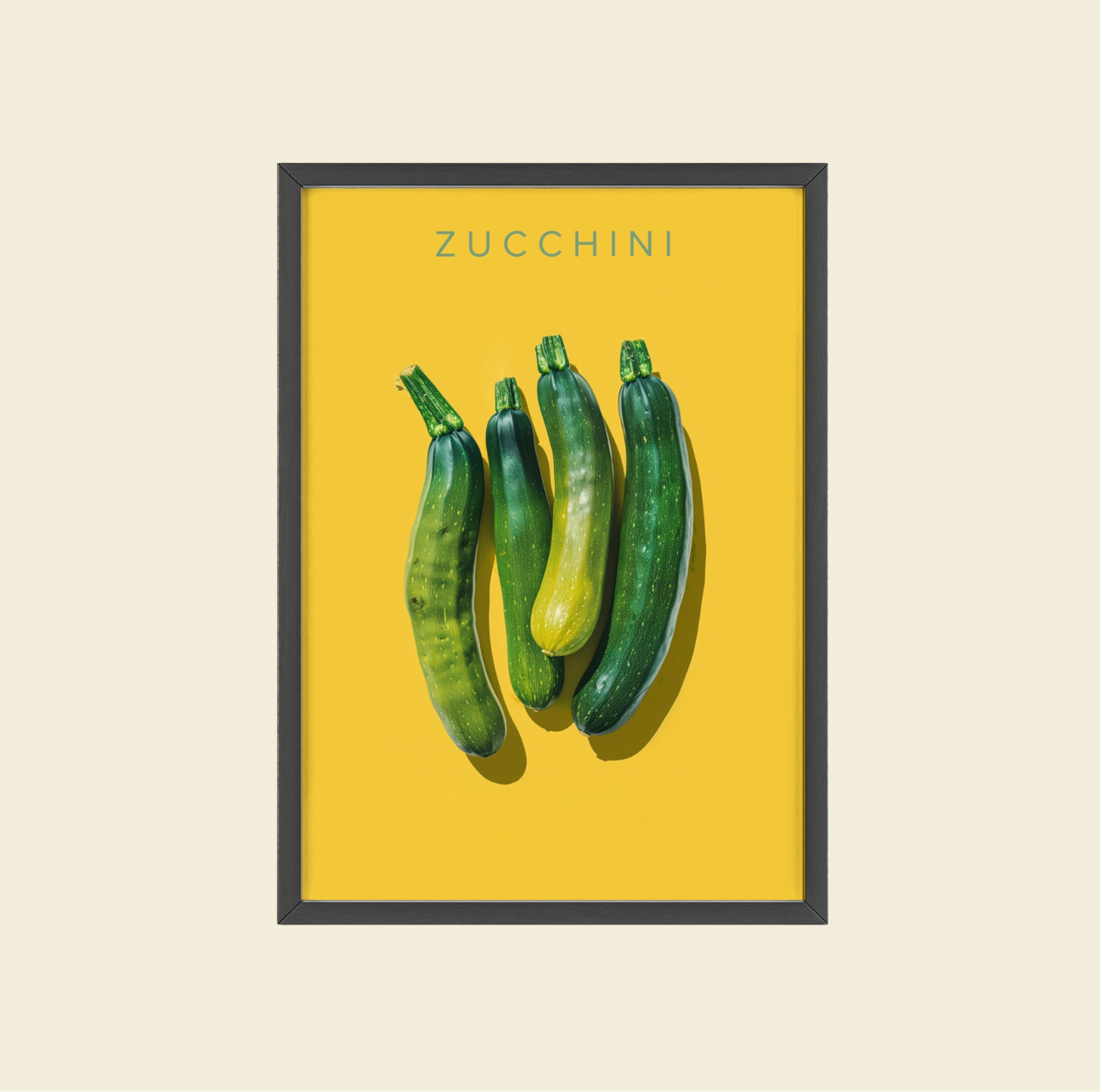 Zucchini - Poster in Rahmen