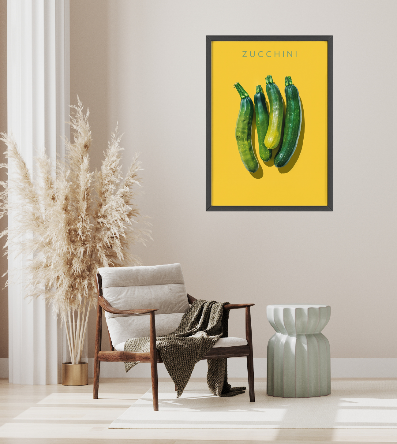 Zucchini - Poster in Rahmen