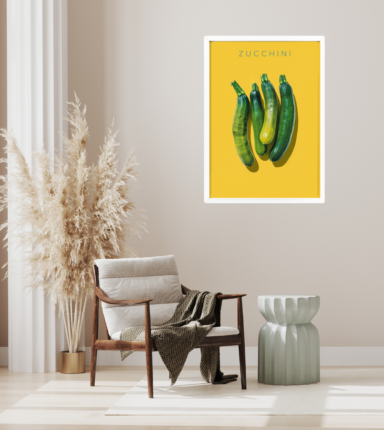 Zucchini - Poster in Rahmen